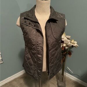 Olive Green Coach Quilted Vest